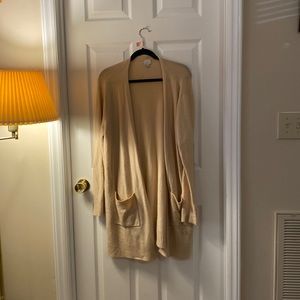A New Day Long Cream Cardigan